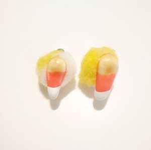 Candy Corn Scented Fragrance Earrings